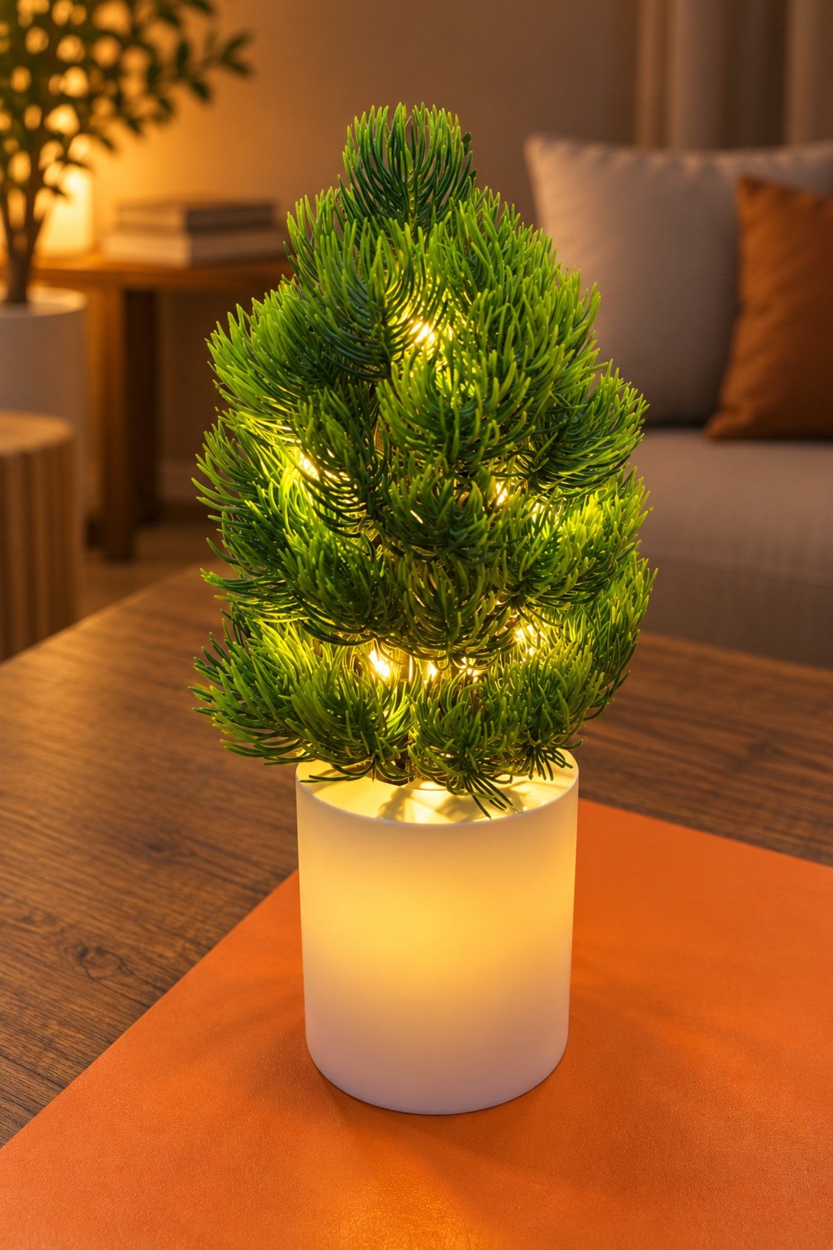 LED Dekoratif Mini Çam Ağacı 25 cm