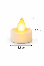 1 Adet Tealight LED Mum, 3,5 cm yükseklik ve 3,8 cm çap