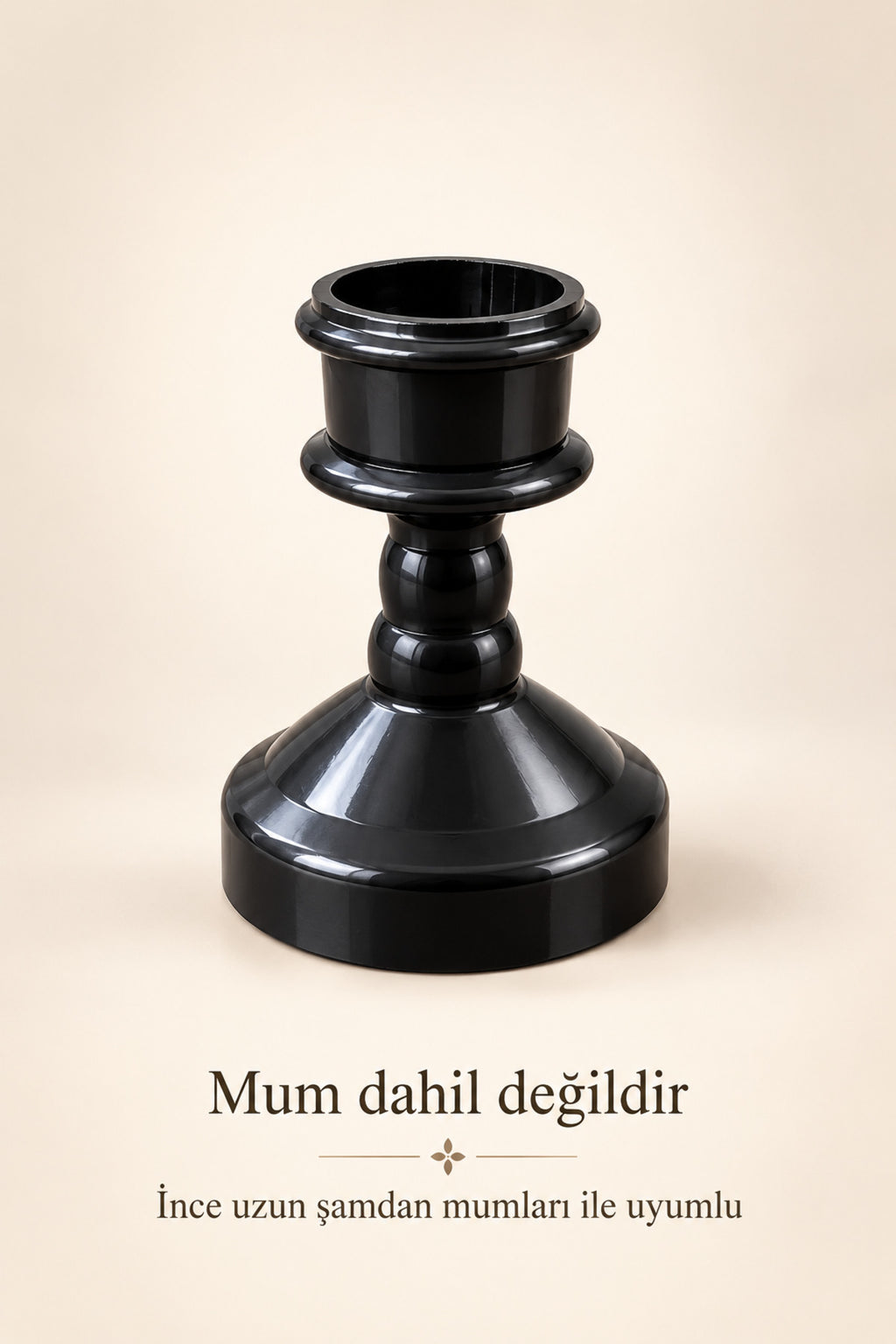 Şamdan Mumluk 2,3 cm Çap Mum Uyumlu Dekoratif Mum Tutucu